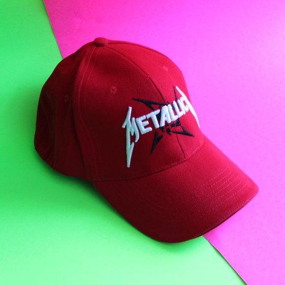Other - **SOLD**Metallica Red Embroidered Hat